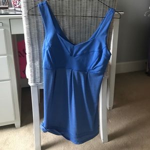 Blue Lululemon tank